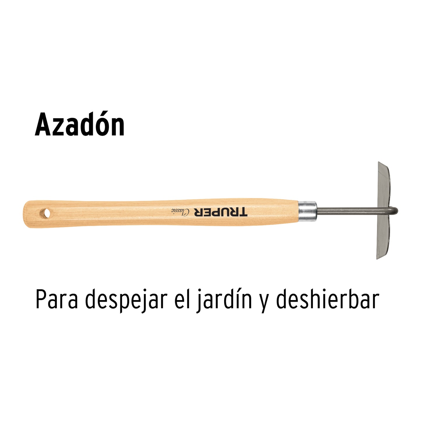Azadón para jardín, mango de 12-1/4", Truper