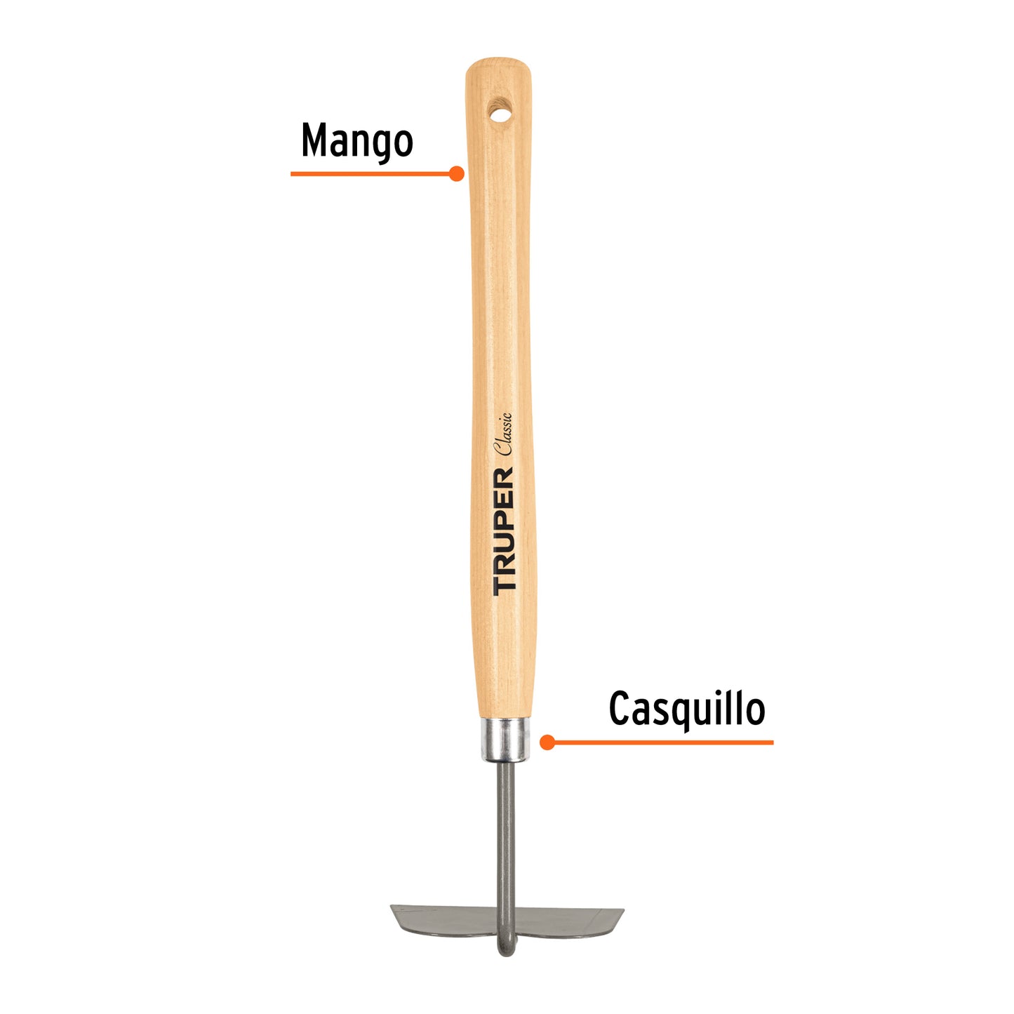 Azadón para jardín, mango de 12-1/4", Truper