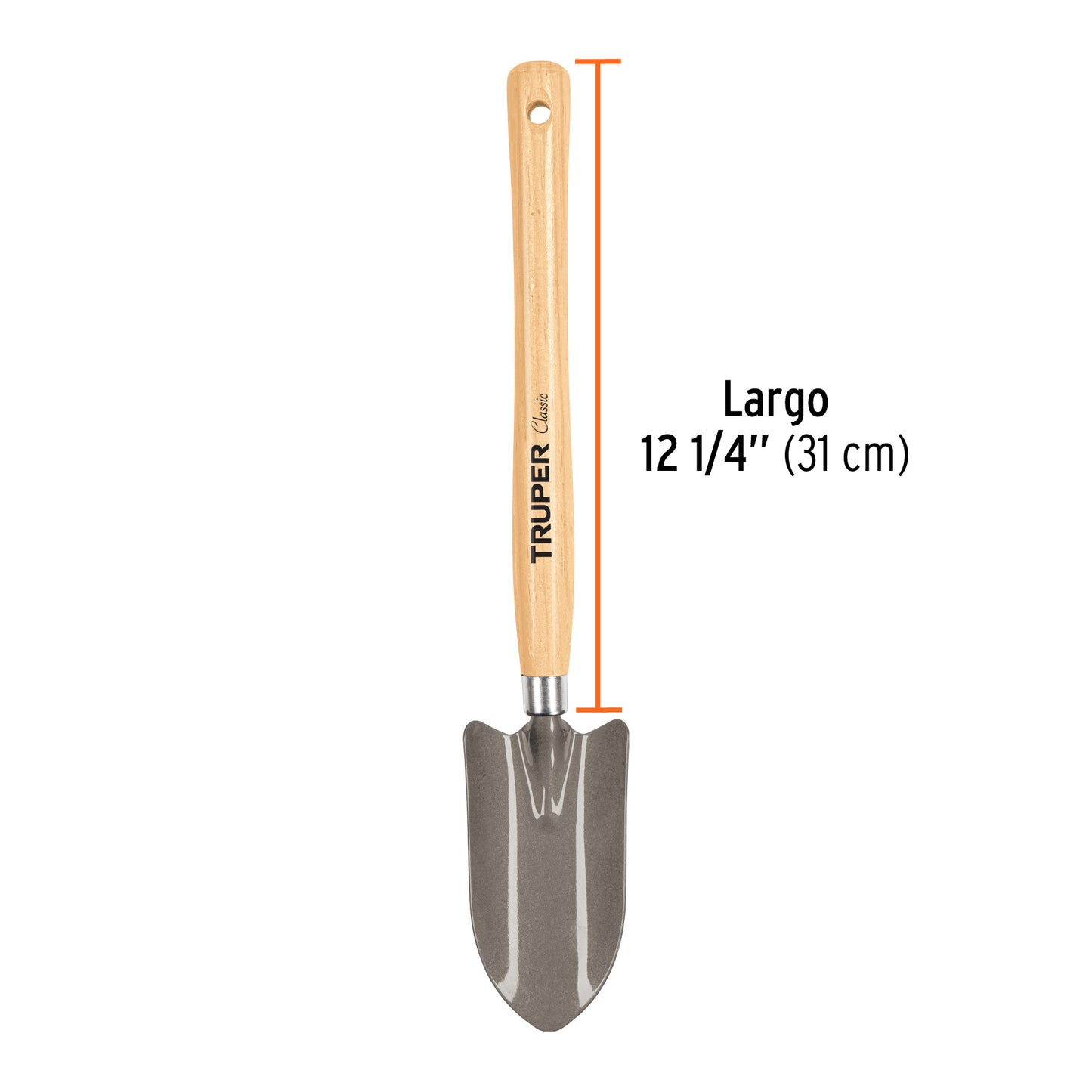 Cuchara para jardín, mango de 15", Truper