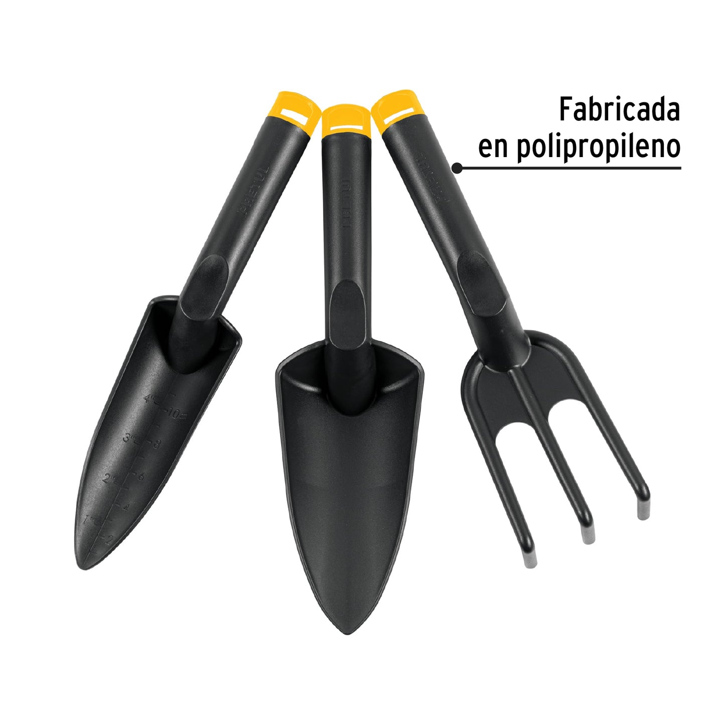 Juego de 3 herramientas de 11" para jardín, Pretul